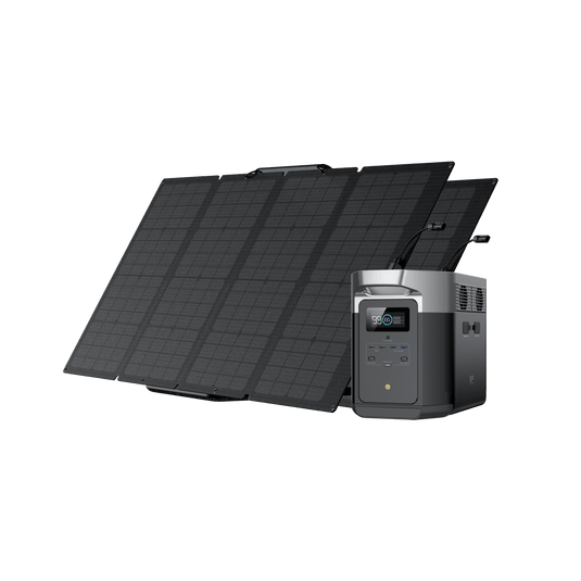 Pack Générateur Solaire EcoFlow DELTA 2 et panneau 220 W, capacité