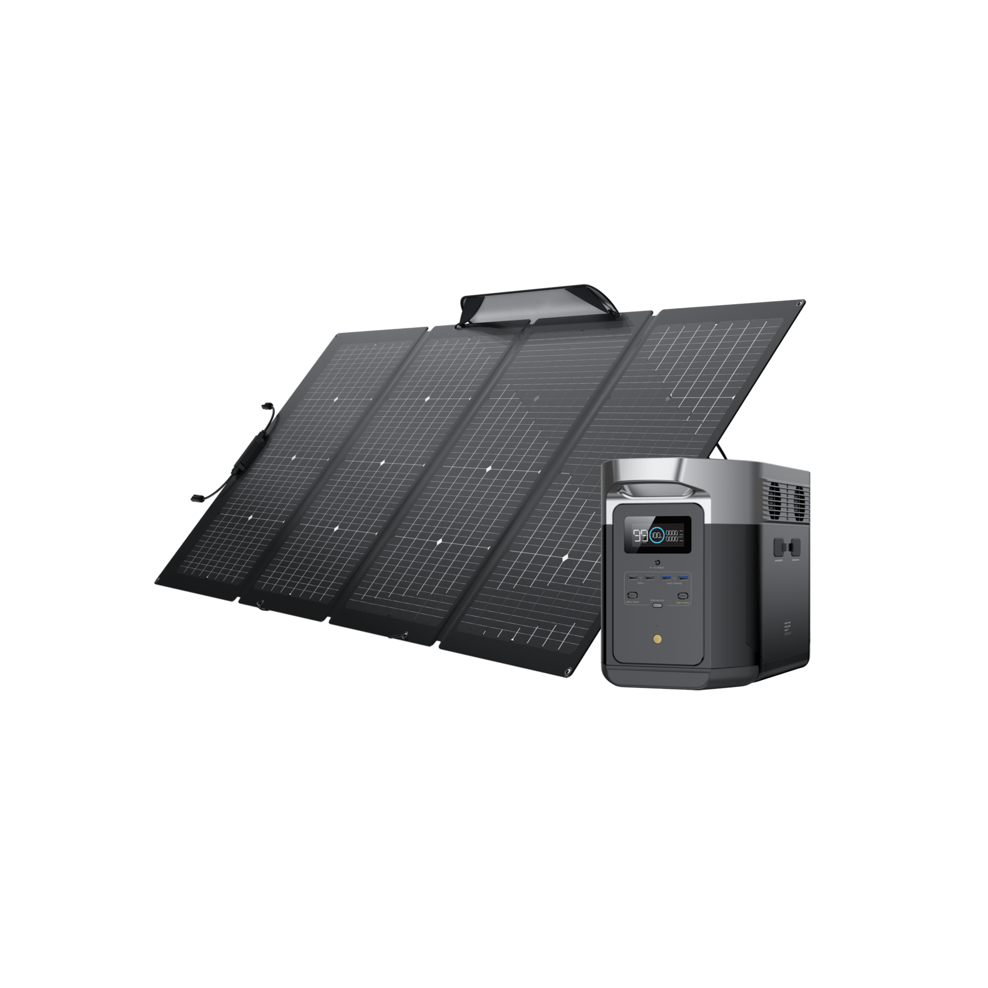 Chargeur solaire 12 V / 2,4 W pour batterie de voiture