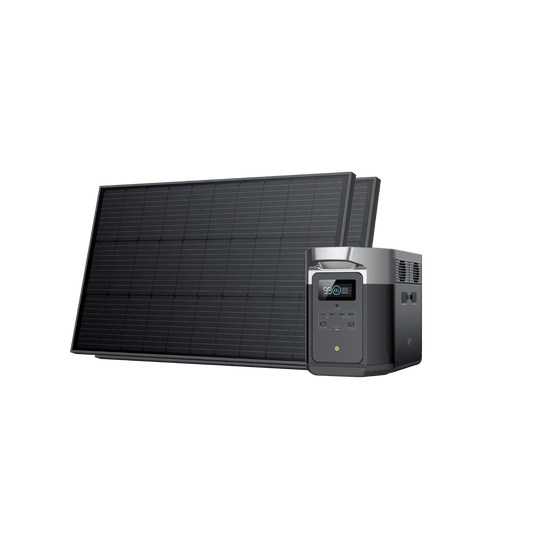 EcoFlow DELTA Max + Panneau solaire rigide 100W DELTA Max 1600 / 2 / Without Extra Battery