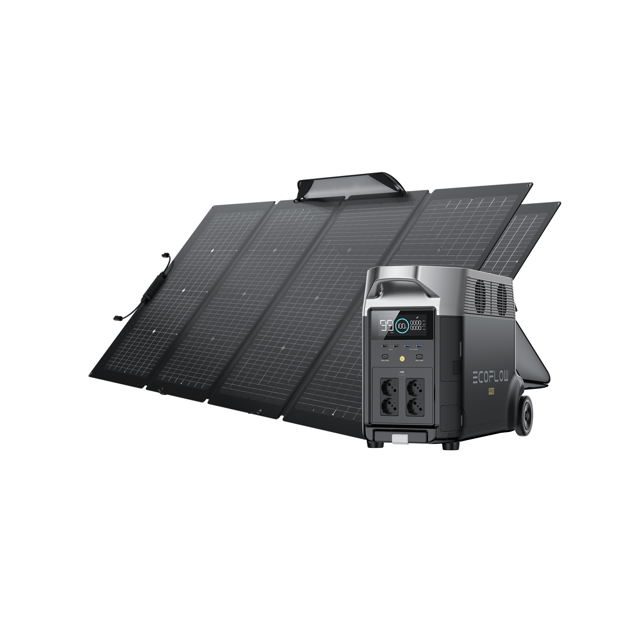 EcoFlow DELTA Pro + Panneau solaire portable 220W 2