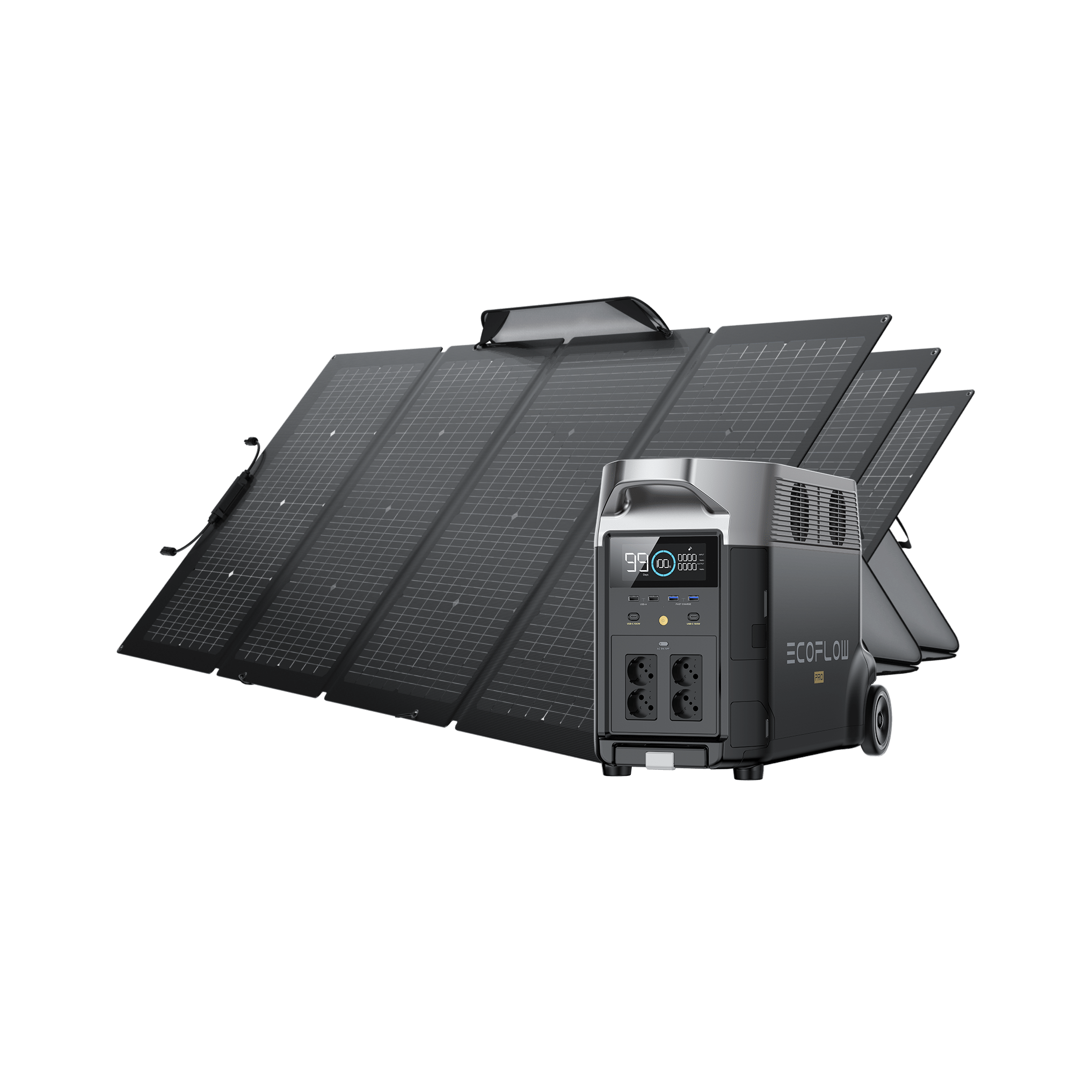 EcoFlow DELTA Pro + Panneau solaire portable 220W 3