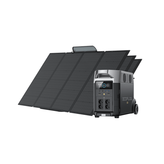 EcoFlow DELTA Pro + Panneau solaire portable 400W 3