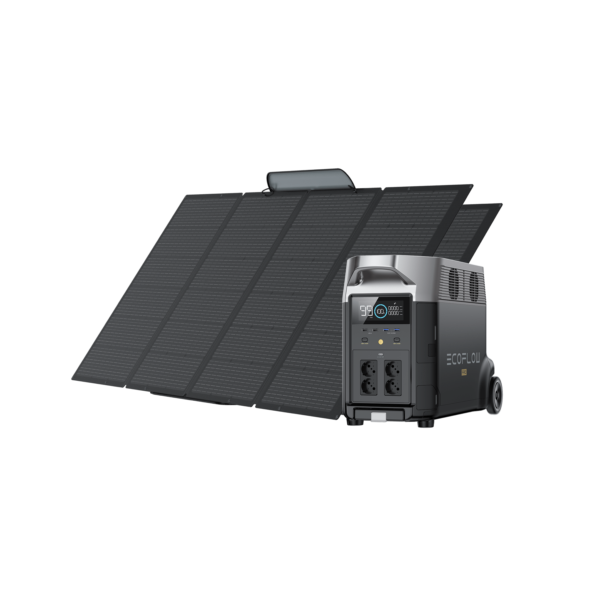 EcoFlow DELTA Pro + Panneau solaire portable 400W 2