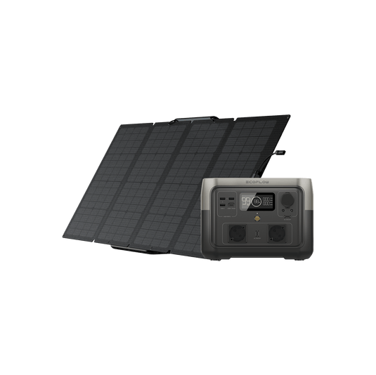 EcoFlow RIVER 2 Max + Panneau solaire portable 160 W