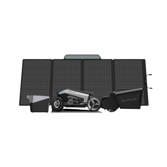 Tondeuse robotisée EcoFlow BLADE BLADE + Lawn Sweeper Kit + Smart Extra Battery + 400W Soalr Panel
